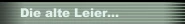 Die alte Leier...
